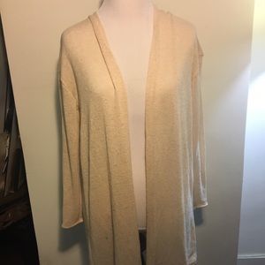 H&M - long pink see-through cardigan